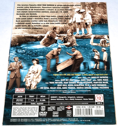 Hogo fogo Homolka 1970 DVD, nerozbalené