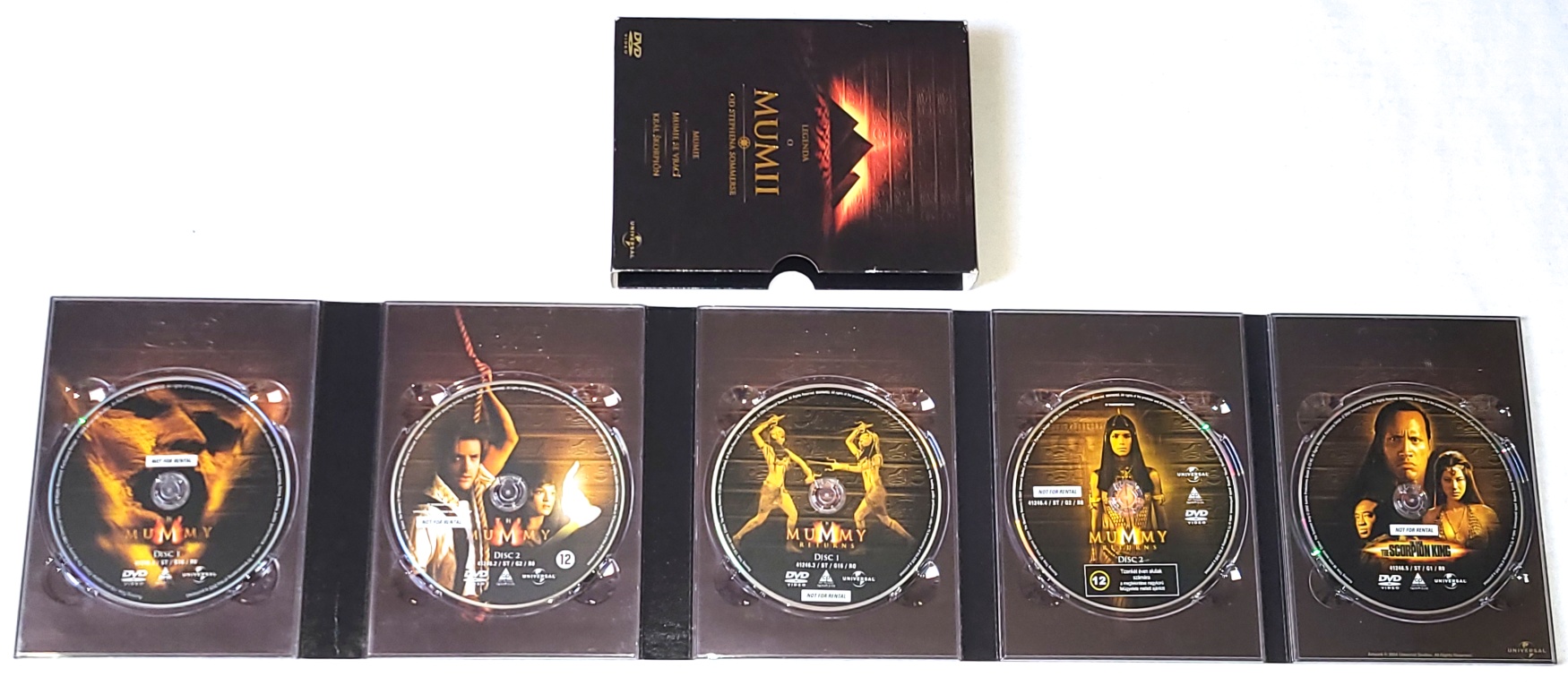 Mumie 1999 - 2002 Sběratelská Kolekce 5DVD