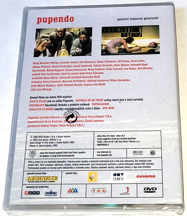 Pupendo 2003 DVD, nerozbalené