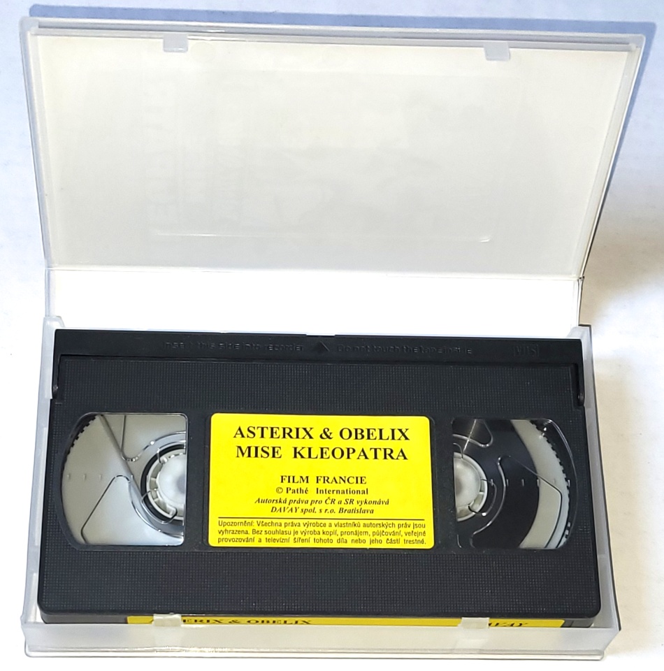 Asterix a Obelix: Mise Kleopatra - VHS kazeta Original