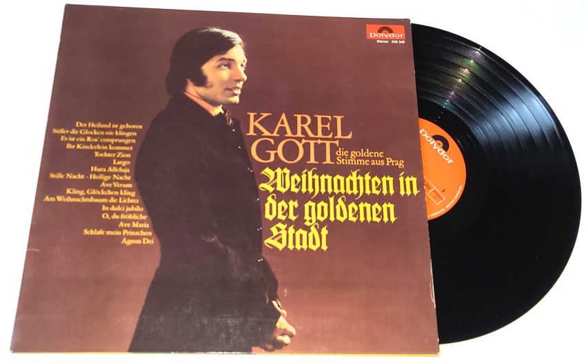 Karel Gott – Weihnachten In Der Goldenen Stadt 1969 VG+, VYPRANÁ Vinyl (LP)