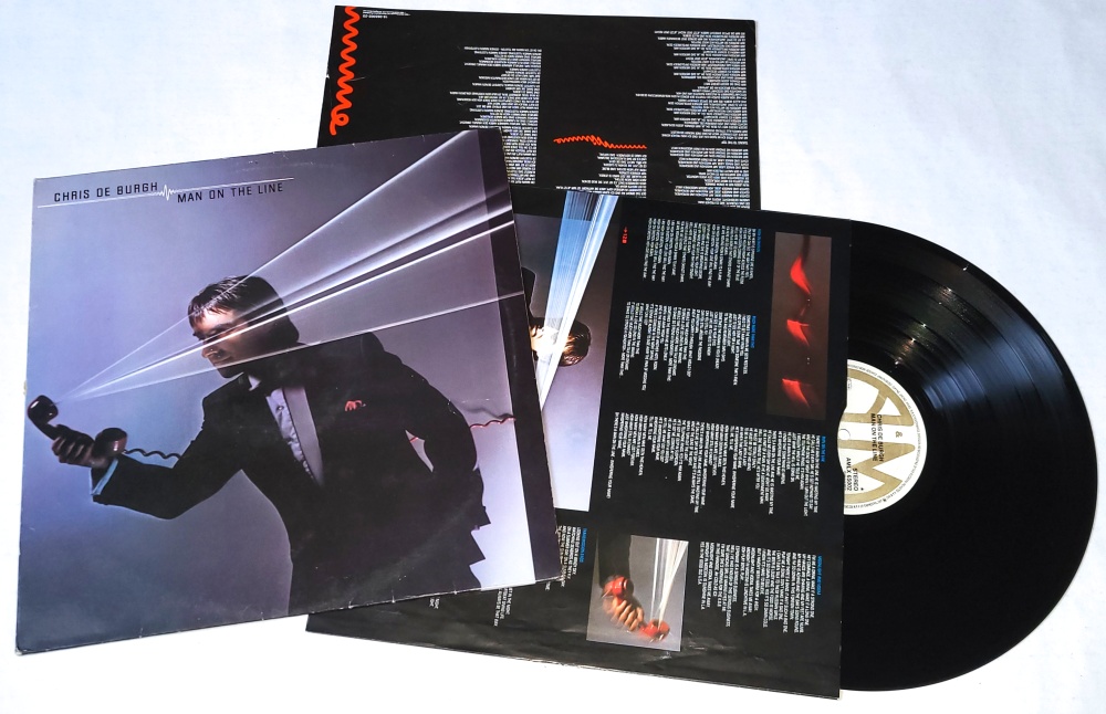 Chris de Burgh – Man On The Line 1984 VG-, VYPRANÁ Vinyl (LP)