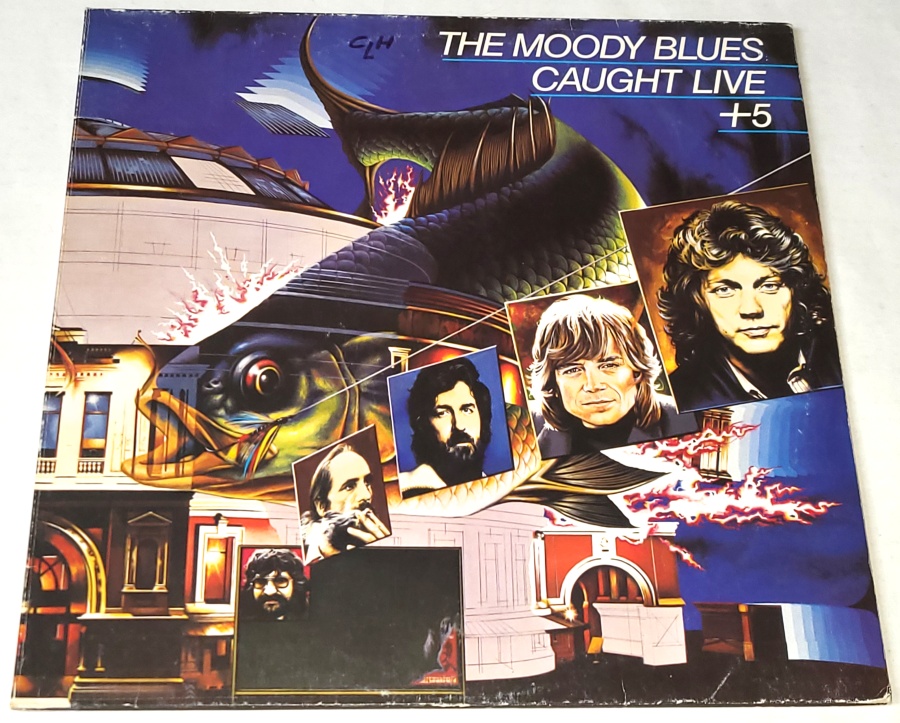 The Moody Blues – Caught Live +5 1977 EX+, VYPRANÉ Vinyl (2LP)