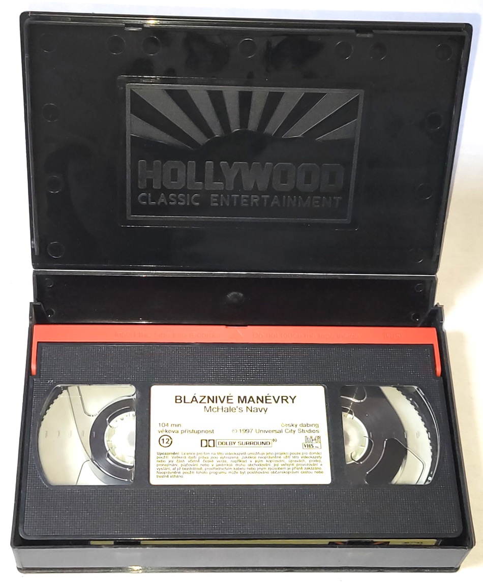 Bláznivé manévry - VHS kazeta