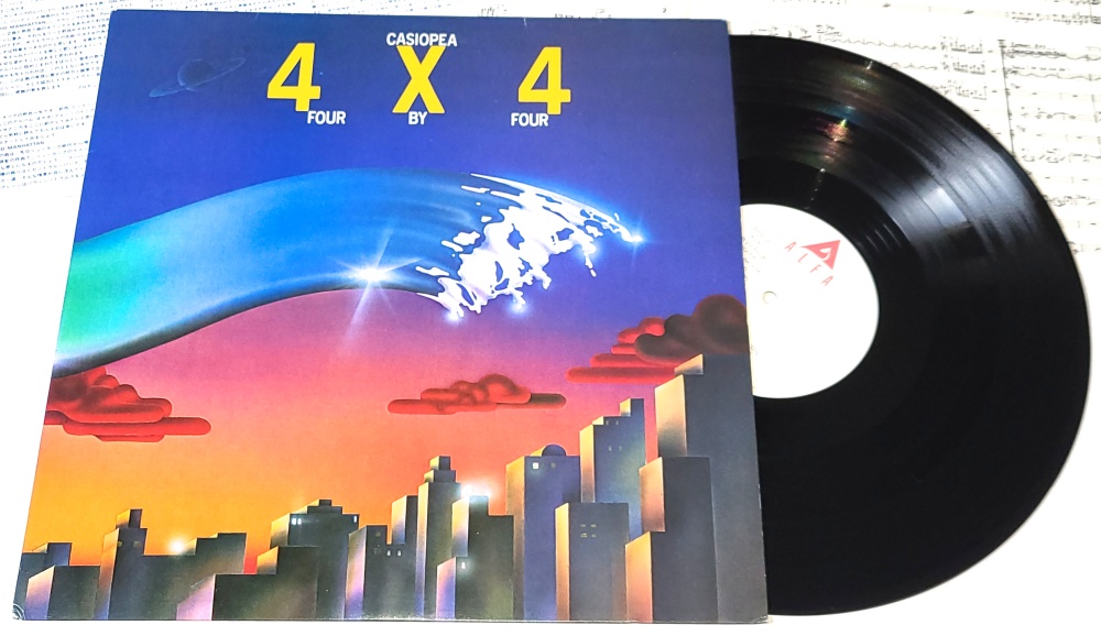 Casiopea – 4 X 4 (Four By Four) 1994 EX, VYPRANÁ Vinyl (LP + příloha)