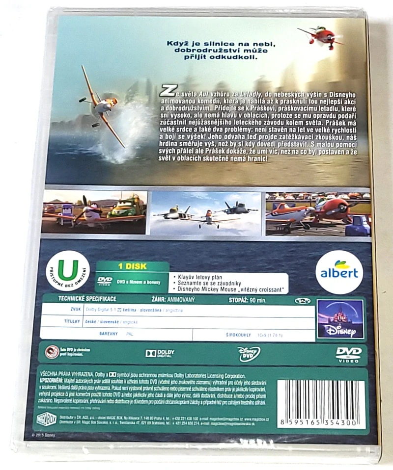 Letadla 2013 DVD, nerozbalené