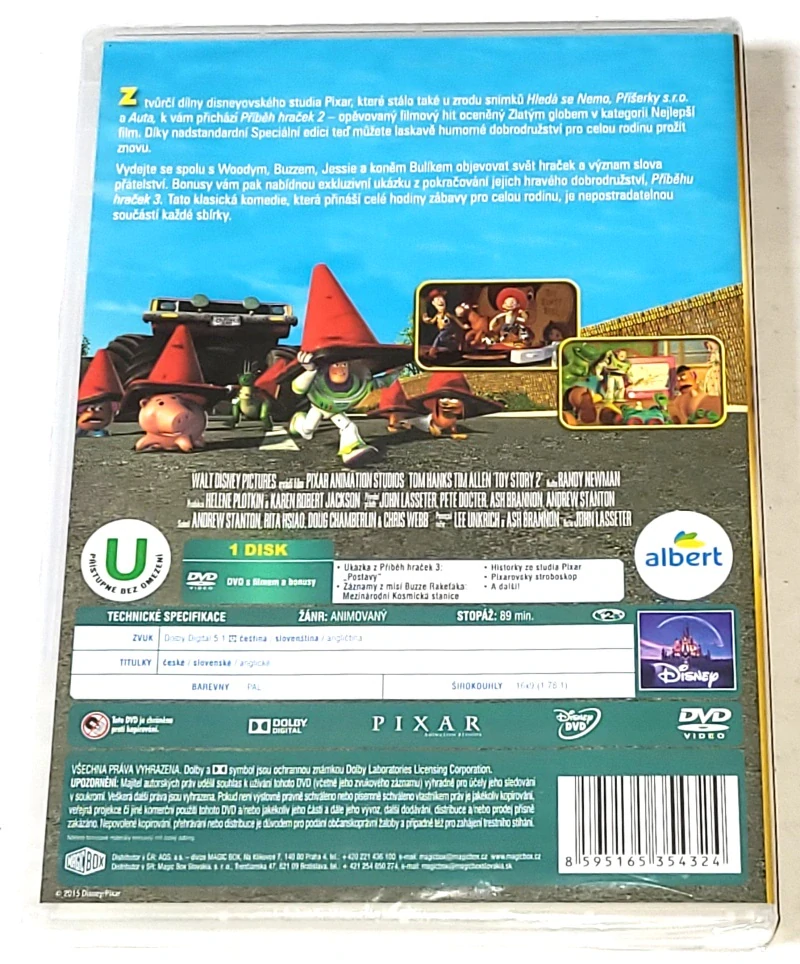 Toy Story 2: Příběh hraček 1999 DVD, nerozbalené