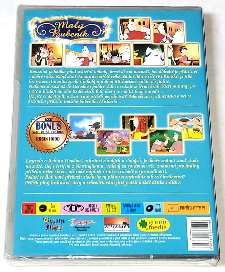 Malý bubeník 2001 DVD, nerozbalené
