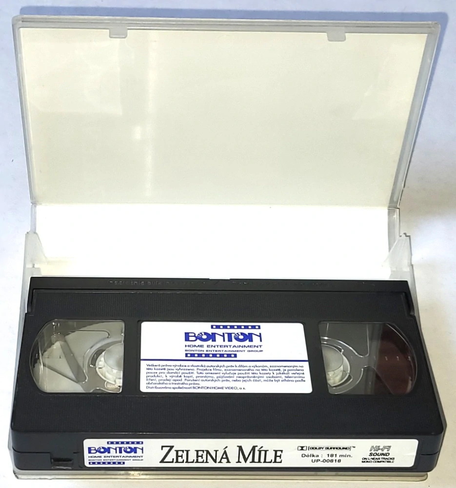 Zelená míle - VHS kazeta