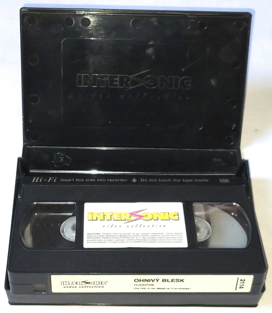 Ohnivý blesk - VHS kazeta