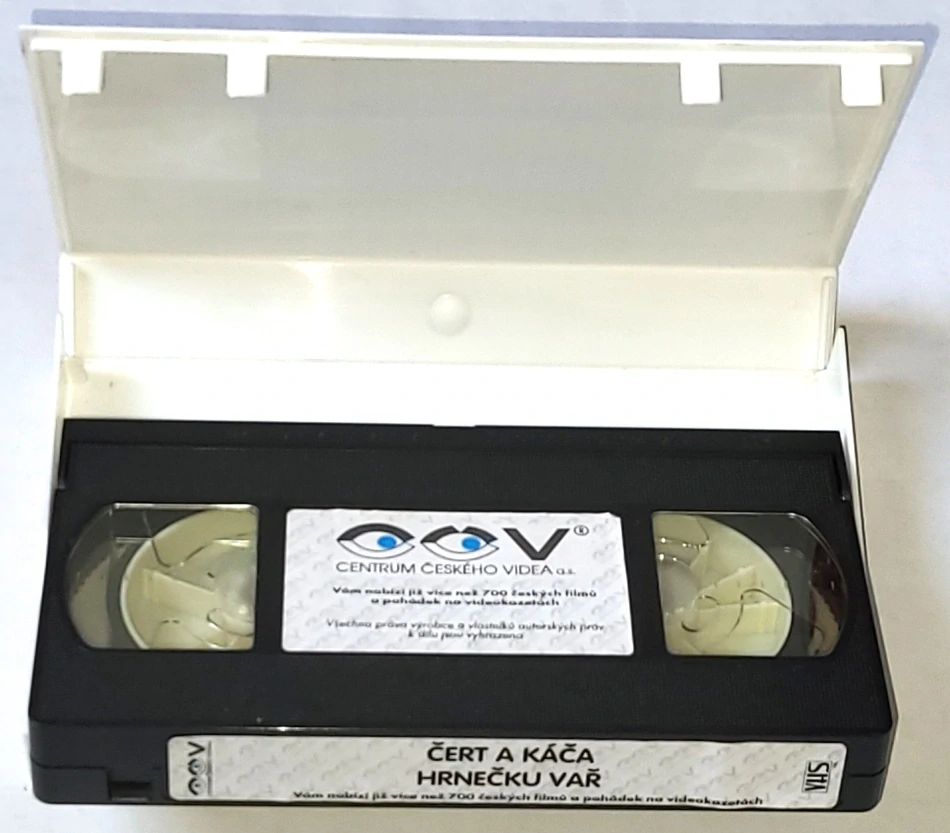Čert a Káča / Hrnečku vař - VHS kazeta Original