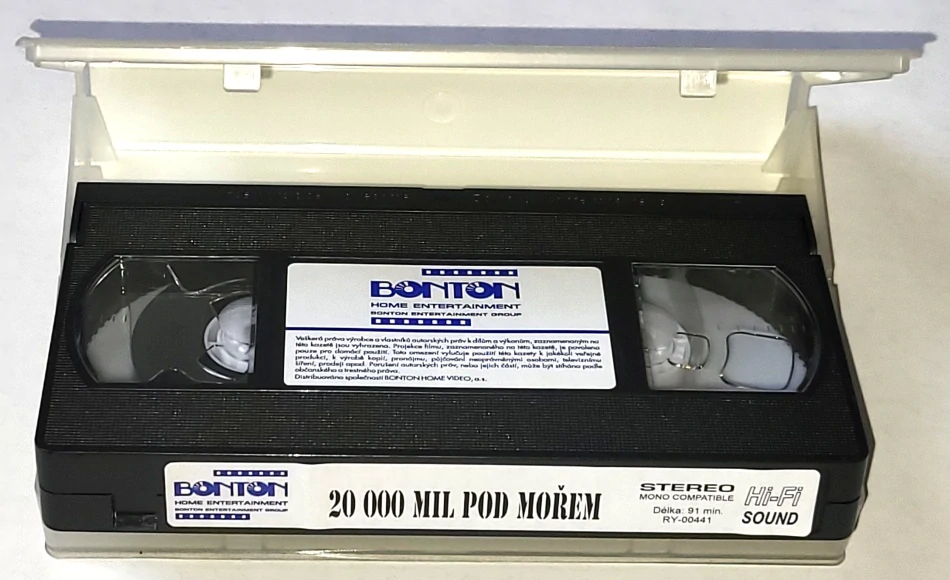20.000 mil pod mořem - VHS kazeta
