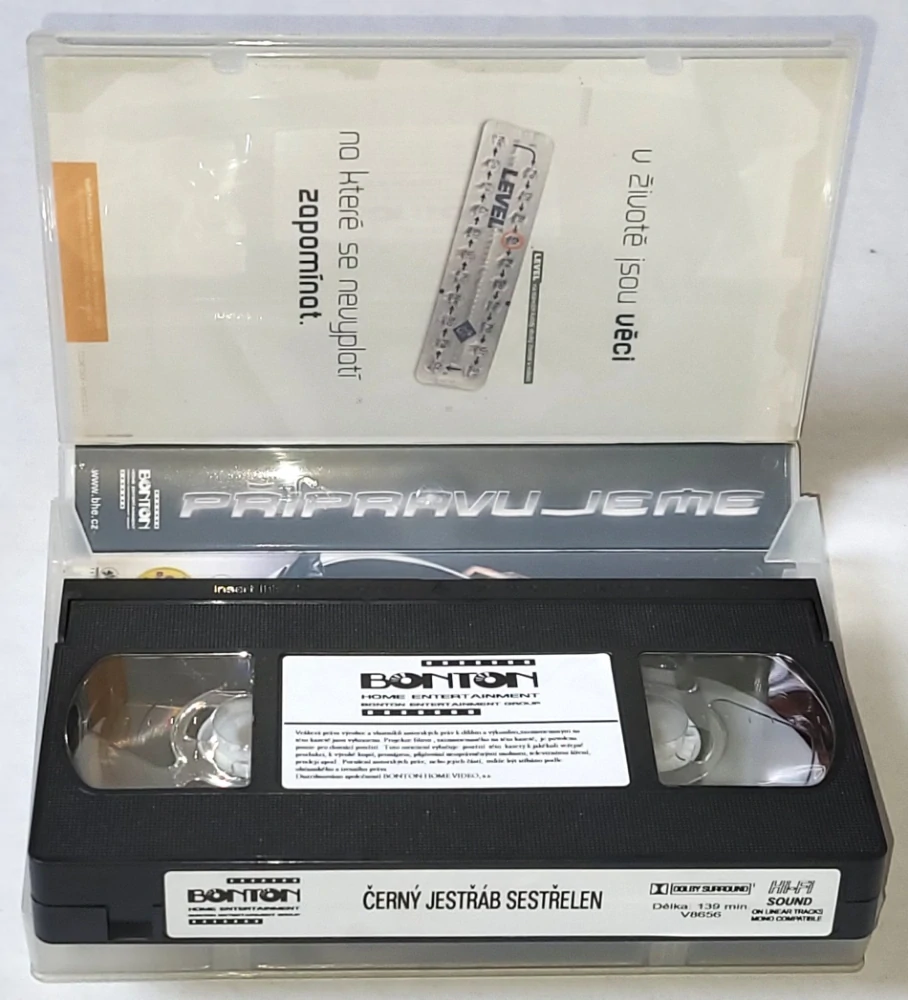 Černý jestřáb sestřelen - VHS kazeta