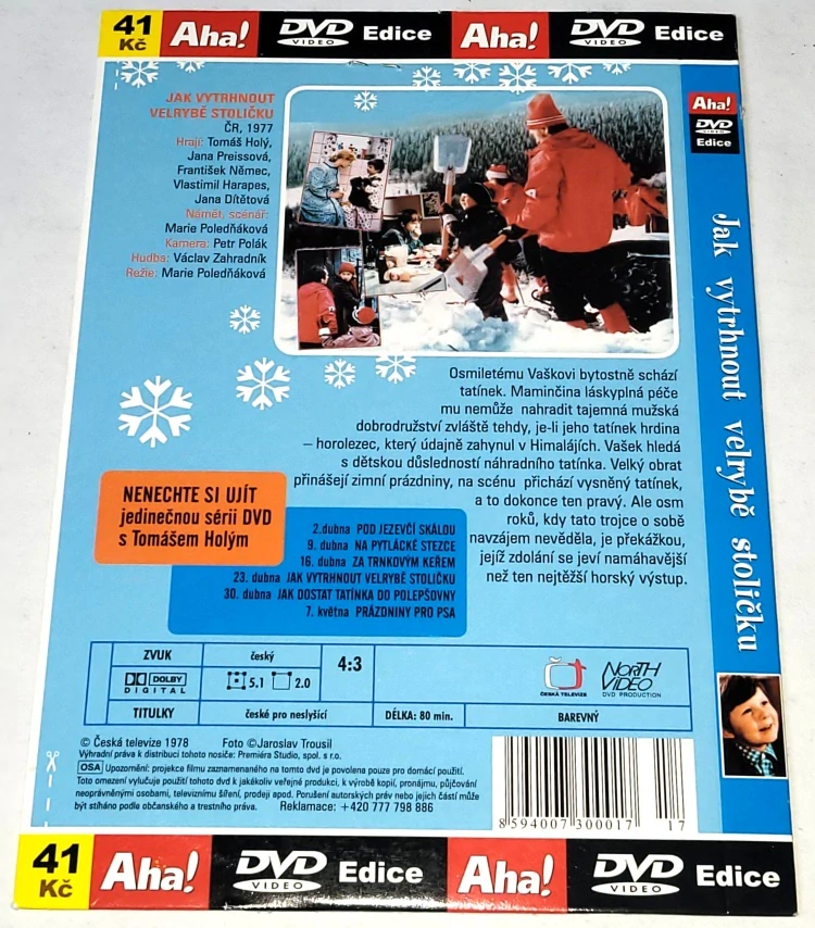 Jak vytrhnout velrybě stoličku 1977 DVD, nerozbalené