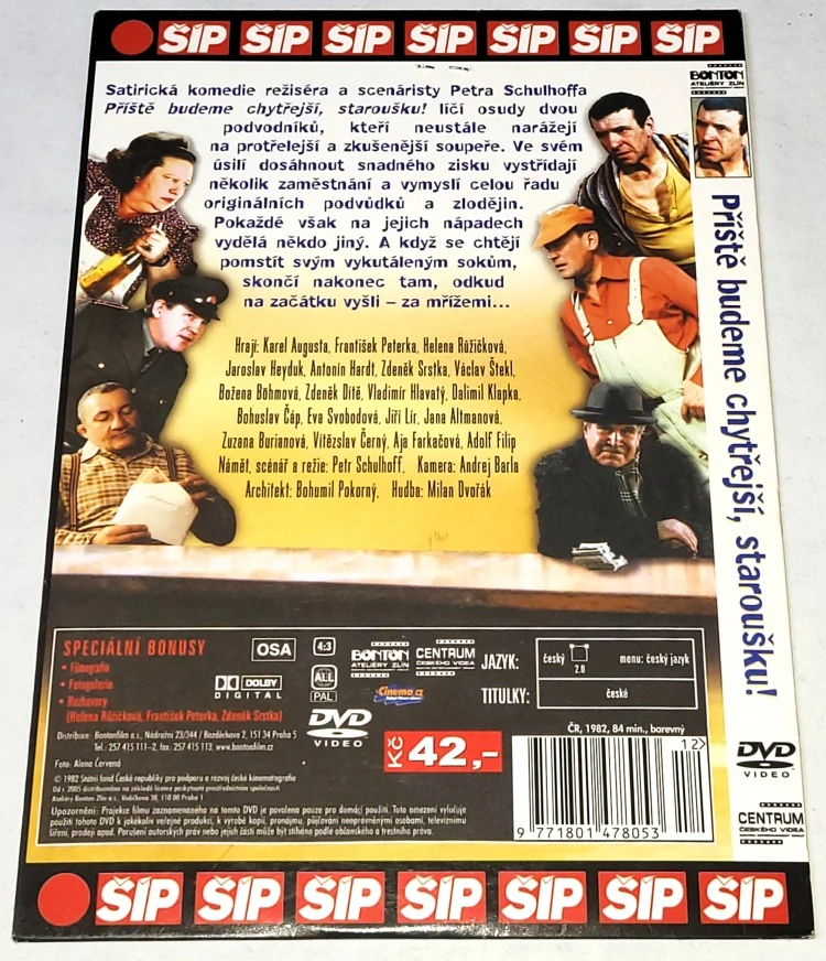 Příště budeme chytřejší, staroušku! 1982 DVD, nerozbalené