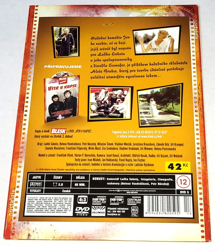 Jen ho nechte, ať se bojí 1977 DVD, nerozbalené