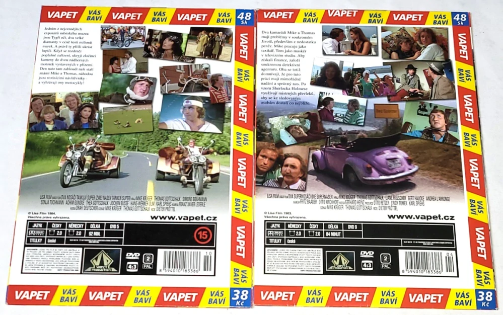 Dva nosáči tankují super / Dva supernosáči 2 x DVD, nerozbalené