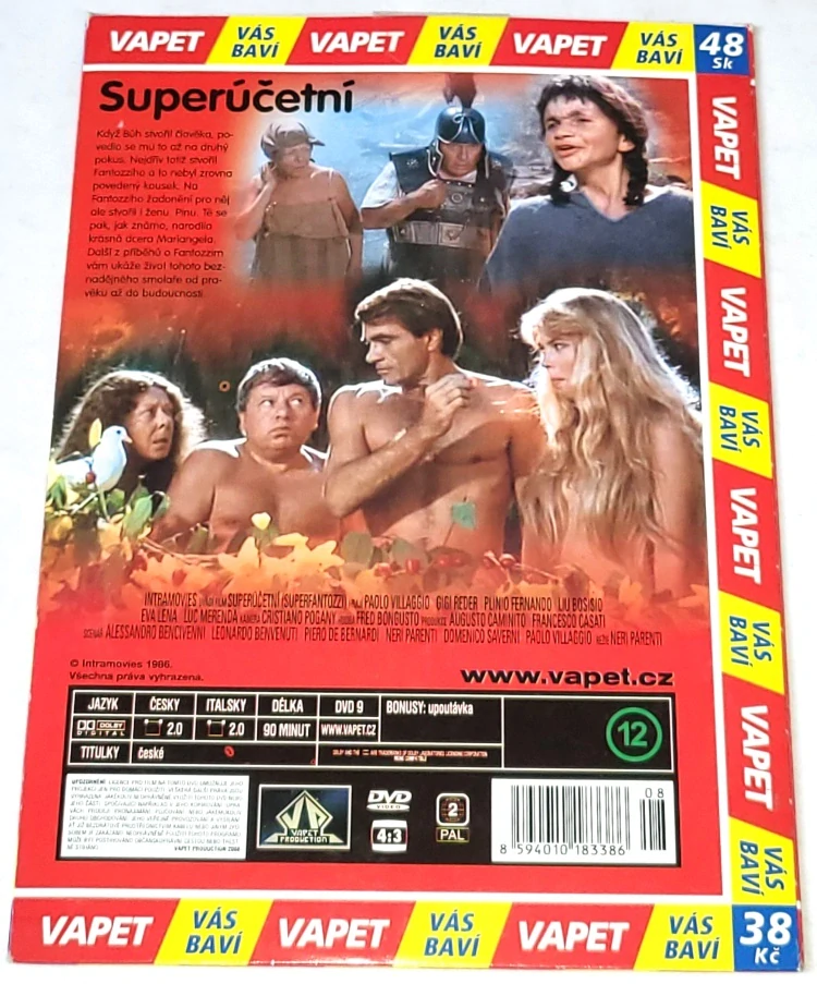 Superúčetní 1986 DVD, nerozbalené