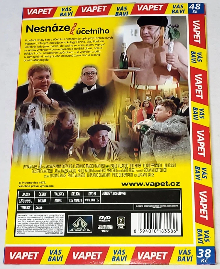 Nesnáze pana účetního 1976 DVD, nerozbalené