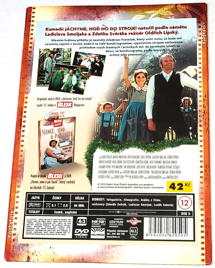 Jáchyme, hoď ho do stroje! 1974 DVD, nerozbalené