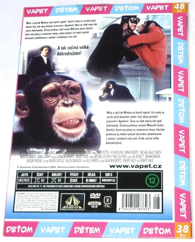 MXŠ: Mimořádně extrémní špión 2006 DVD, nerozbalené