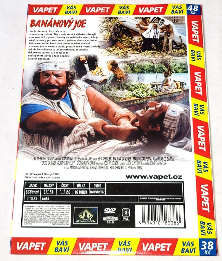 Banánový Joe 1982 DVD, nerozbalené