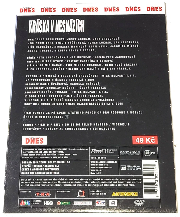 Kráska v nesnázích 2006 DVD, nerozbalené