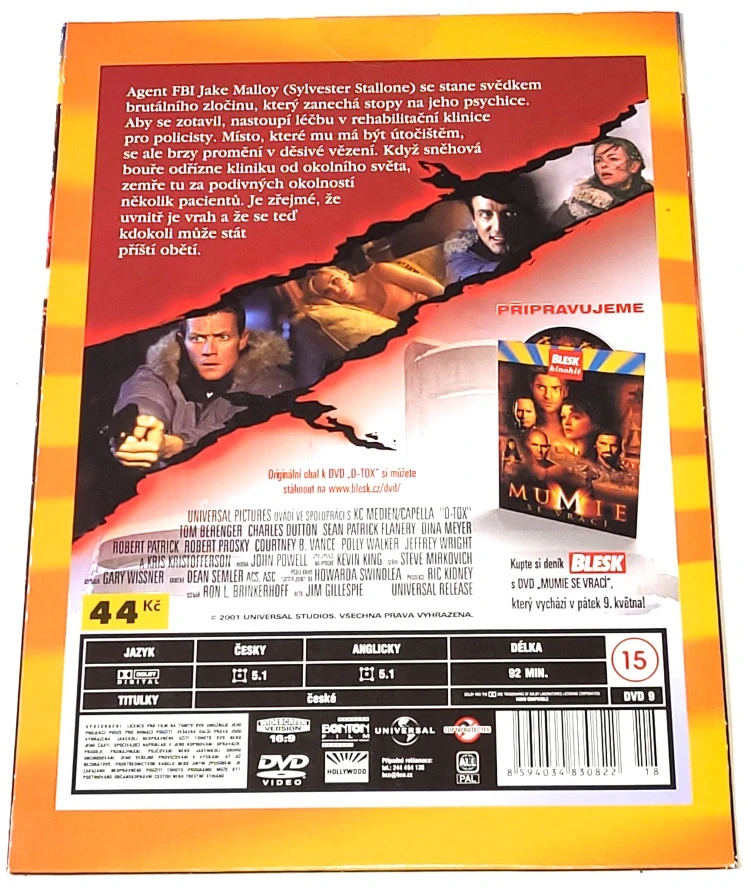D-Tox 2002 DVD, nerozbalené