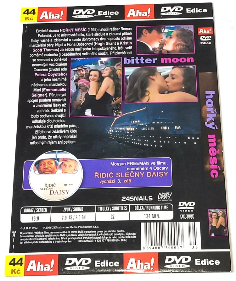 Hořký měsíc 1992 DVD, nerozbalené