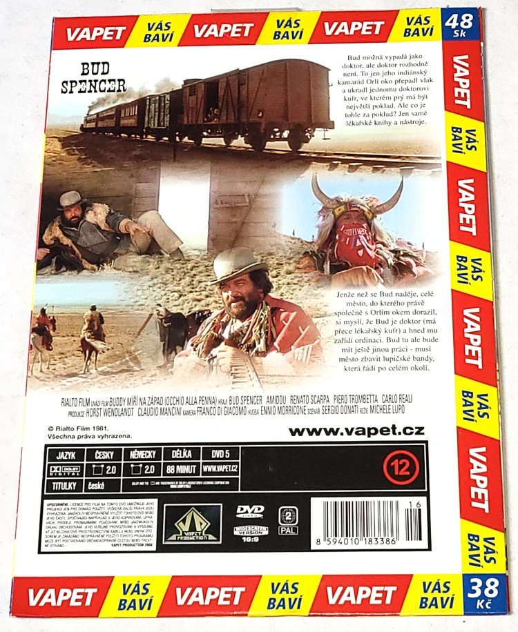 Buddy míří na Západ 1981 DVD, nerozbalené