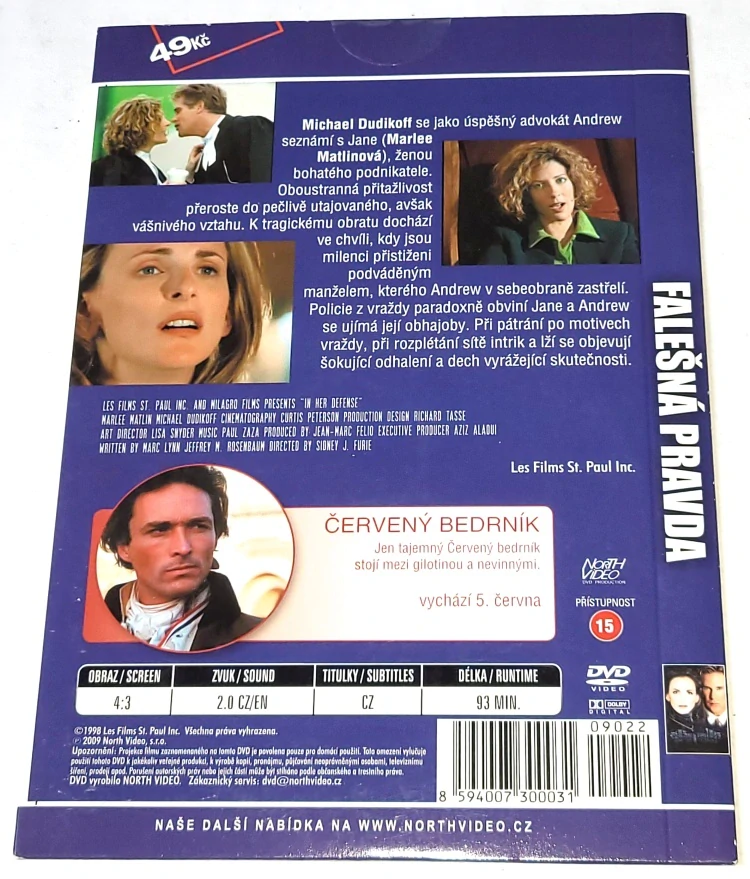 Falešná pravda 1999 DVD, nerozbalené