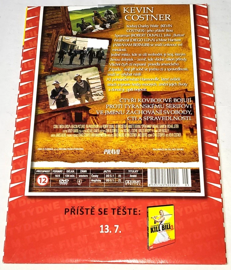 Krajina střelců 2003 DVD, nerozbalené