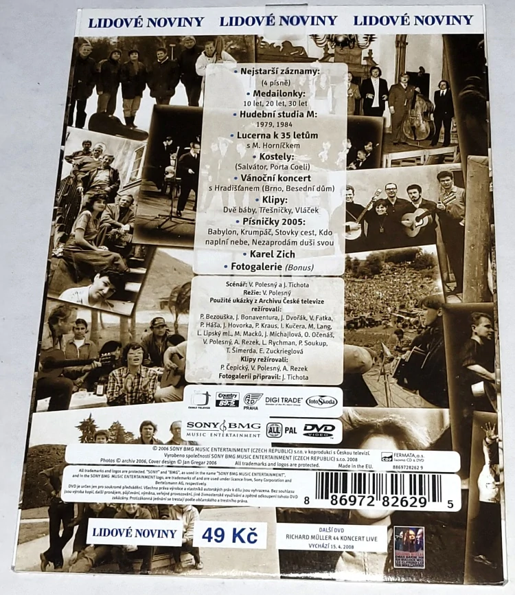 Jedinečná kolekce ke 45.výročí Spirituál Kvintetu DVD, nerozbalené