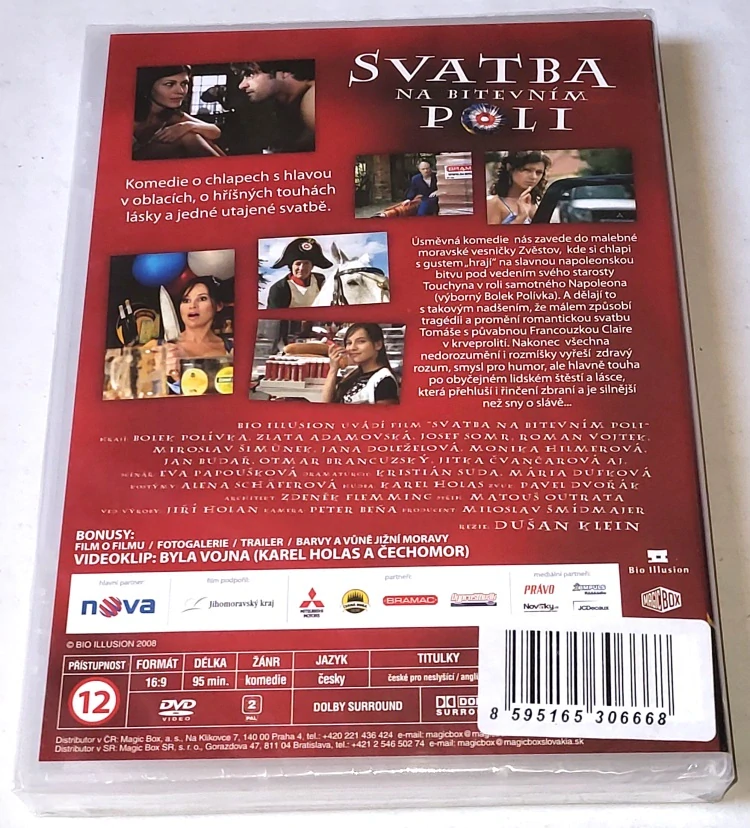 Svatba na bitevním poli 2008 DVD, nerozbalené
