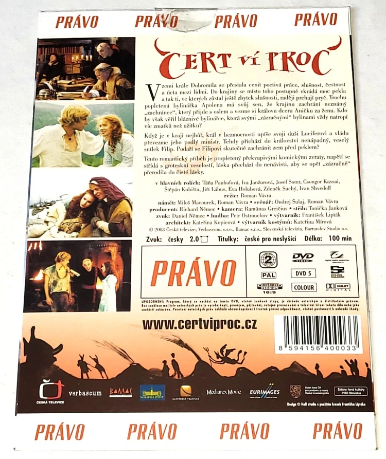 Čert ví proč 2003 DVD, nerozbalené