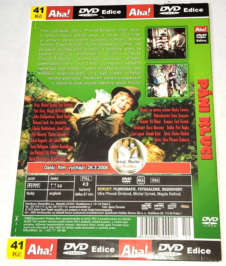 Páni kluci 1975 DVD, nerozbalené
