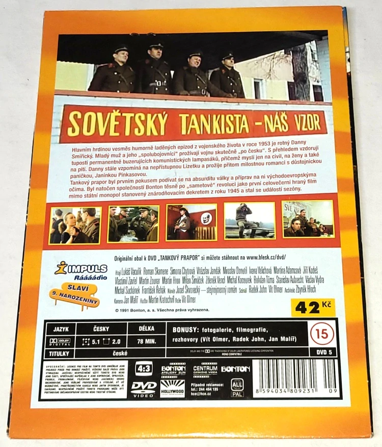 Tankový prapor 1991 DVD, nerozbalené