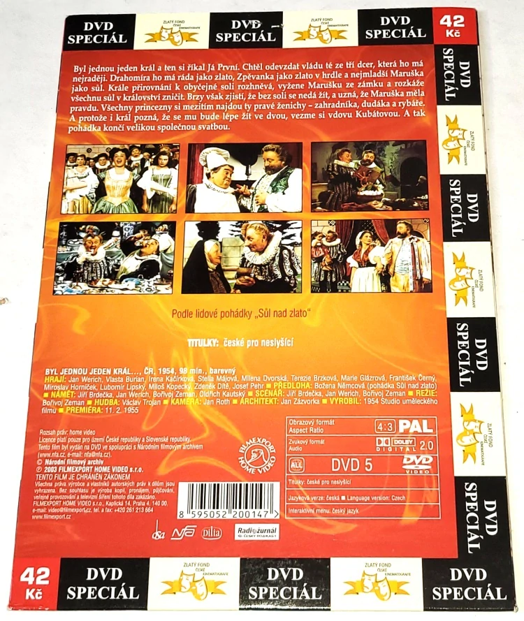 Byl jednou jeden král... 1954 DVD, nerozbalené