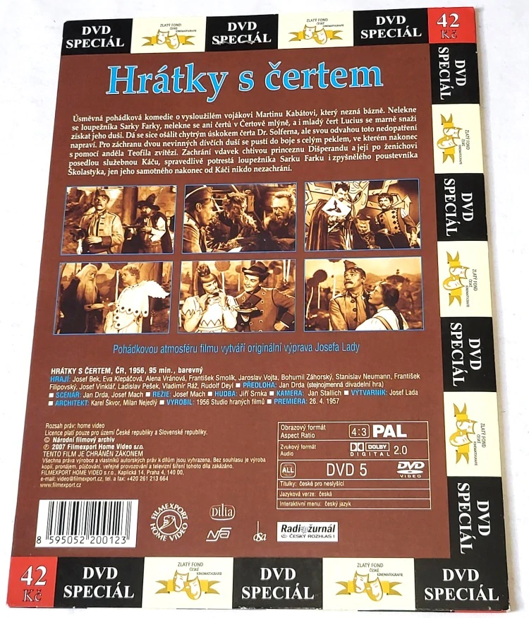 Hrátky s čertem 1956 DVD, nerozbalené