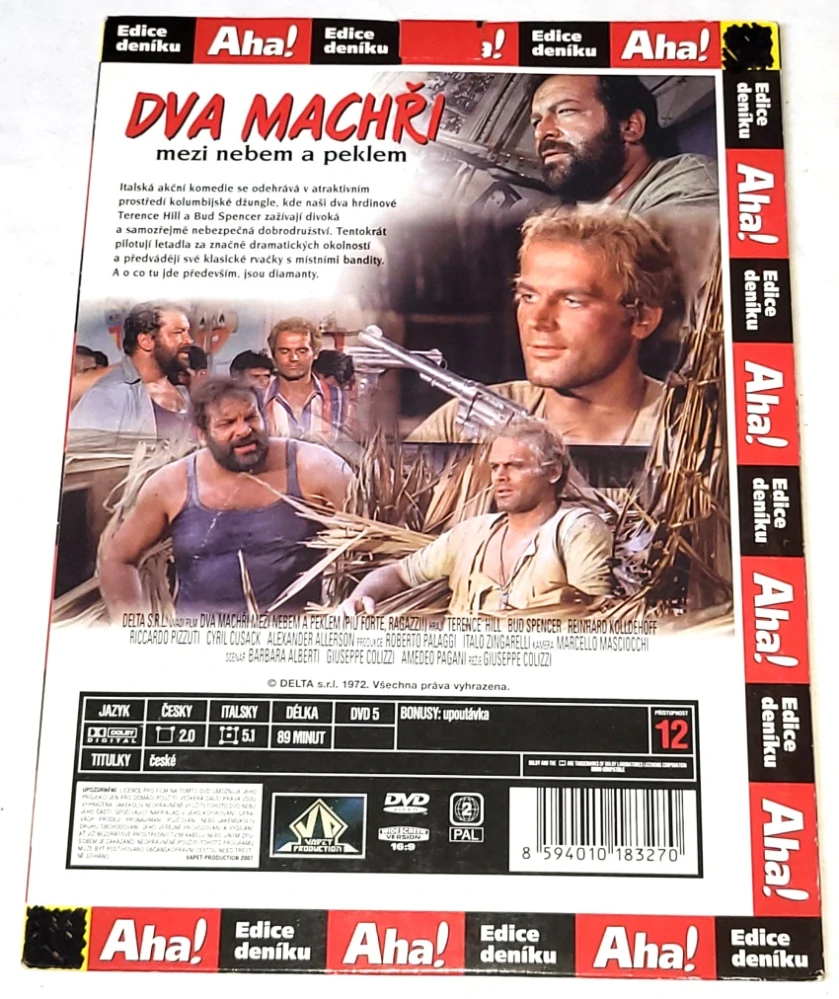 Dva machři mezi nebem a peklem 1972 DVD, nerozbalené