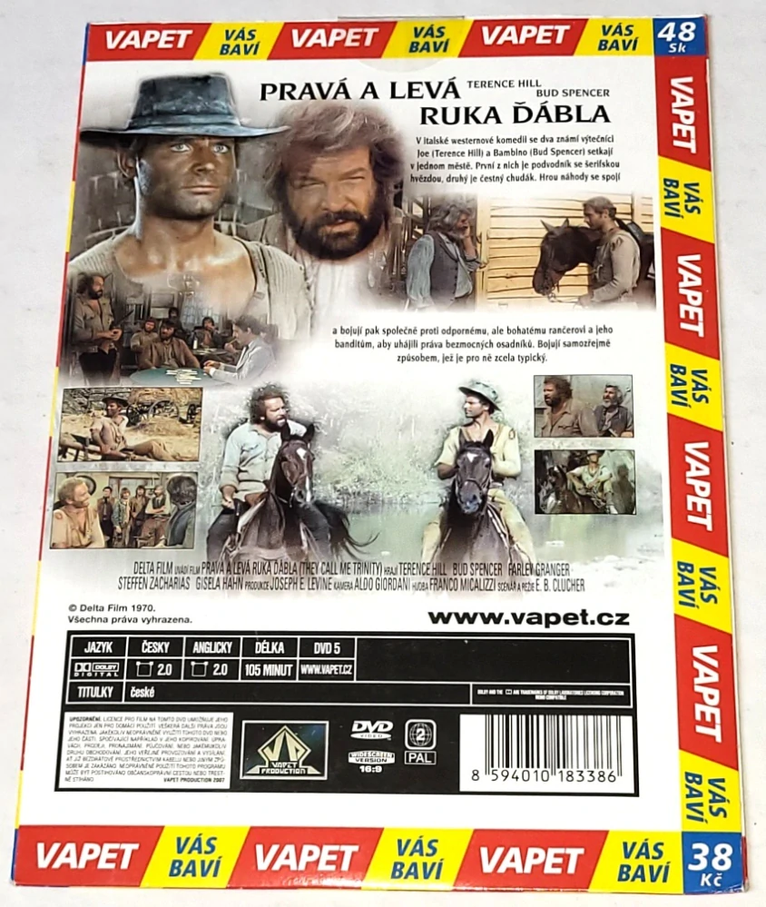 Pravá a levá ruka ďábla 1970 DVD, nerozbalené