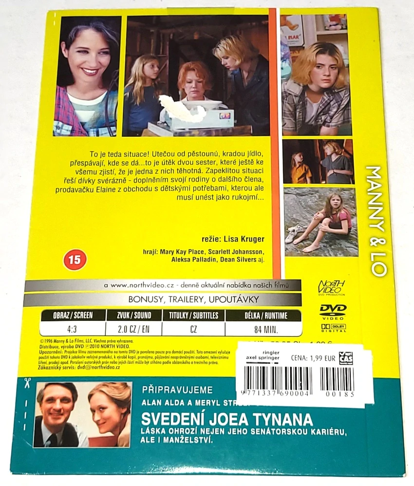 Manny & Lo 1996 DVD, nerozbalené