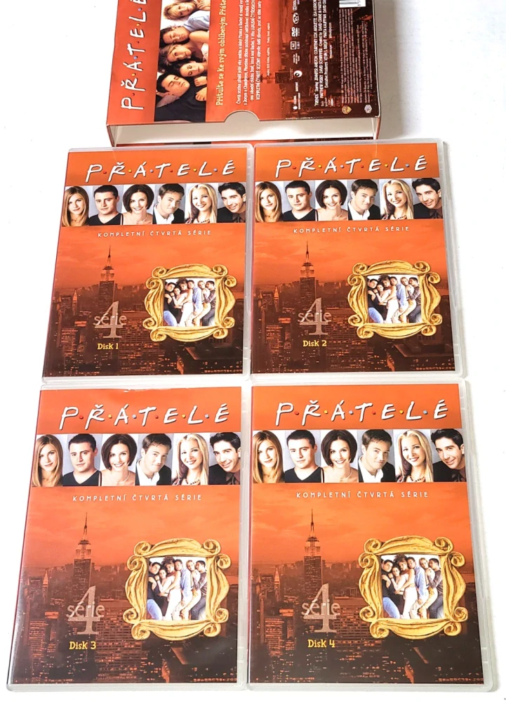 Přatele - Kompletní 4. série 4DVD BOX Set