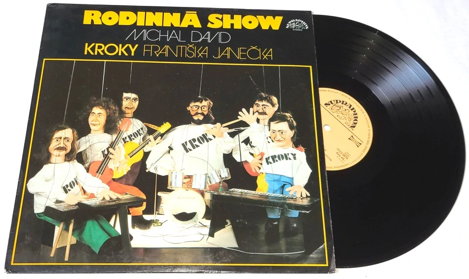 Michal David, Kroky Františka Janečka – Rodinná Show 1985 VG+, VYPRANÁ Vinyl (LP)