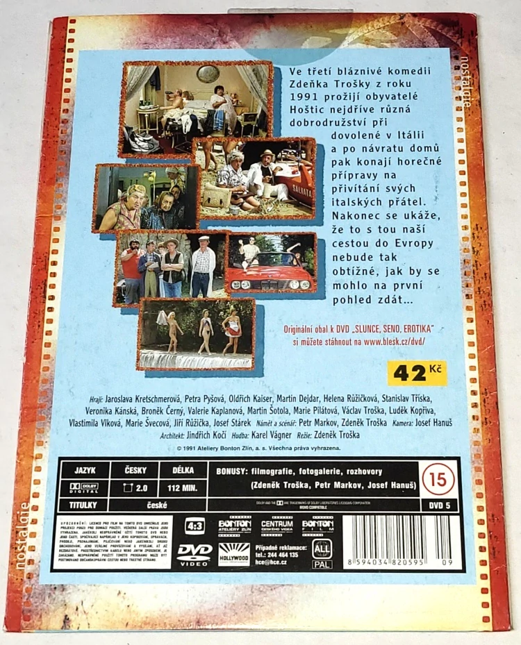 Slunce, seno, erotika 1991 DVD, nerozbalené