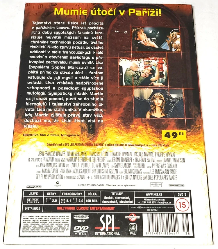 Belphegor: Fantom Louvru 2001 DVD, nerozbalené