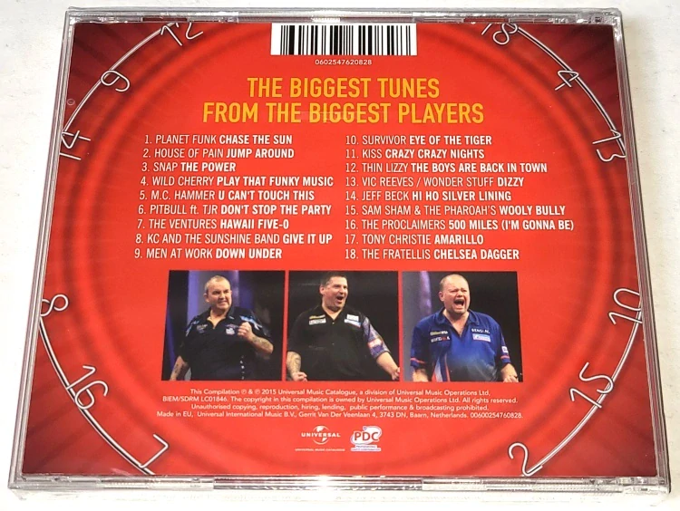 Various – Game On! The Sound Of Darts 2015 CD (nové, nerozbalené)