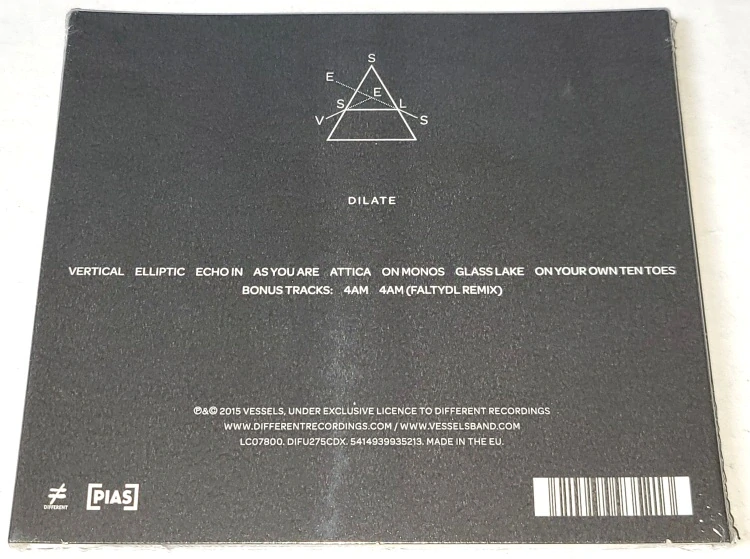 Vessels – Dilate 2015 CD (nové, nerozbalené)