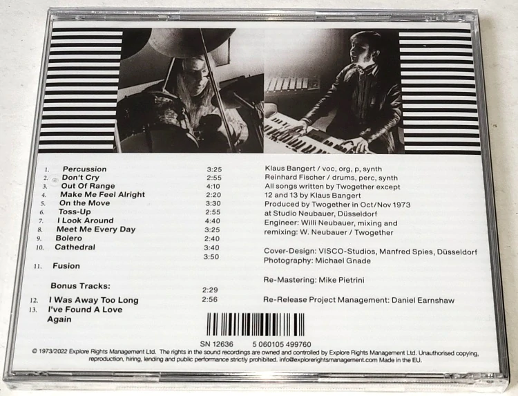 Twogether – A Couple Of Times 2022 (1973) CD (nové, nerozbalené)