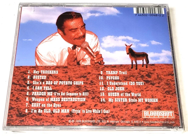 Andre Williams & The Sadies – Red Dirt 1999 CD (nové, nerozbalené)